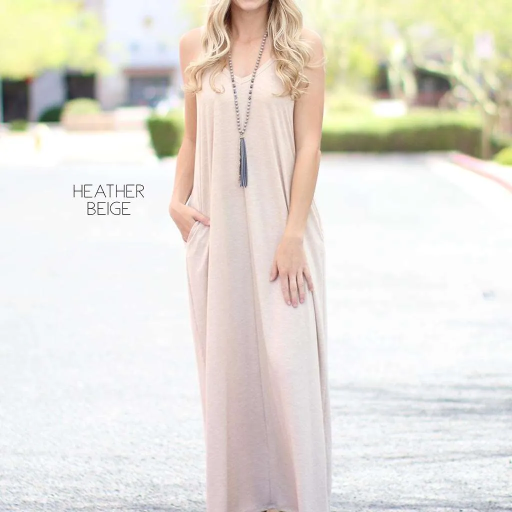 Pocket Maxi Tank Dress | S-XL