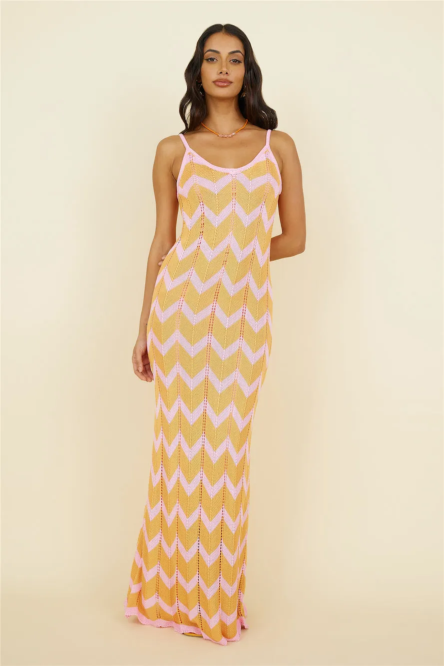 Portugal Sun Maxi Dress Pink