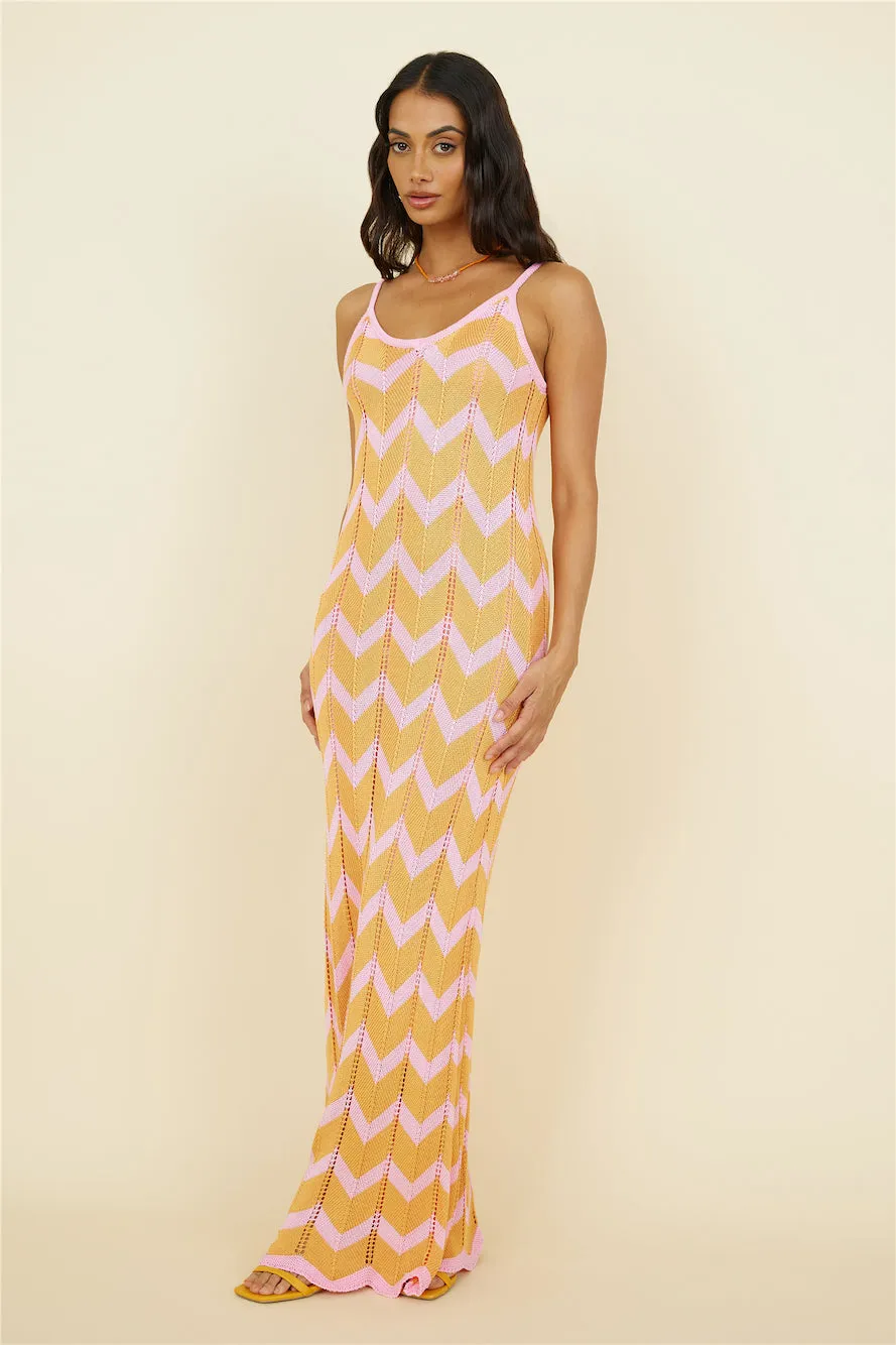 Portugal Sun Maxi Dress Pink