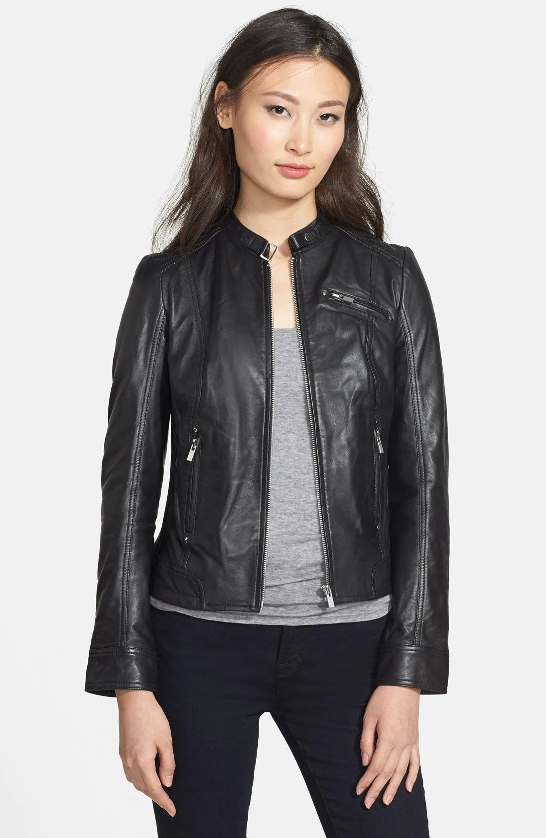 Quilted Leather Jacket