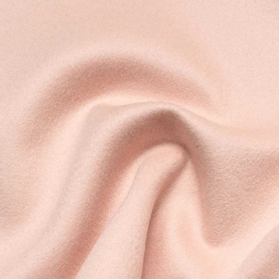 Rose Pink Double-Faced Pure Cashmere