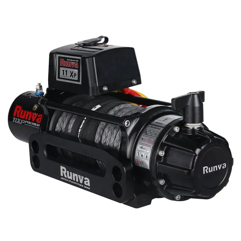 Runva 11XP Premium 12V Winch with Synthetic Rope