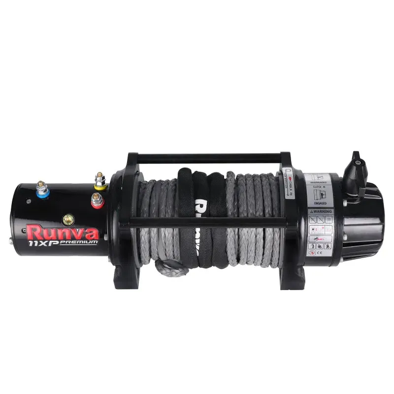 Runva 11XP Premium 12V Winch with Synthetic Rope