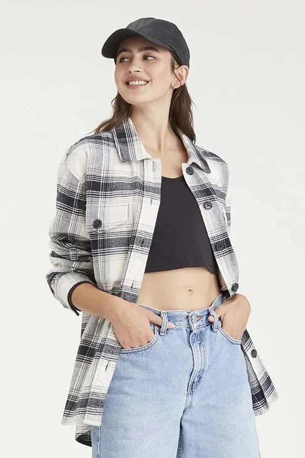 Sanctuary The Shacket Moonstone Plaid