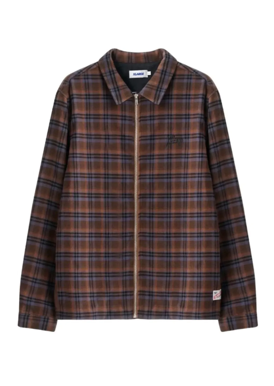 Script Zip LS Shirt Rust