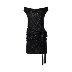 Sequin Minidress - Black