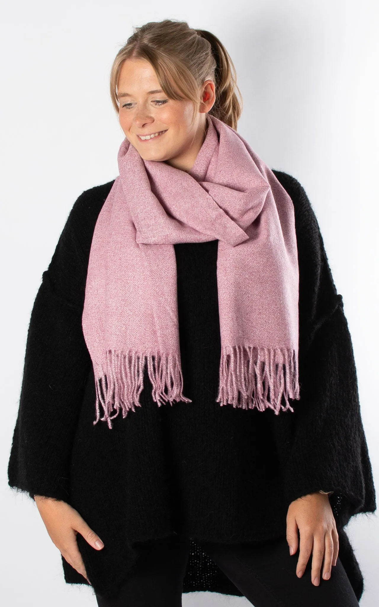 Soft Knit Scarf | Berry