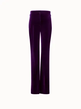 Straight Velvet Pants