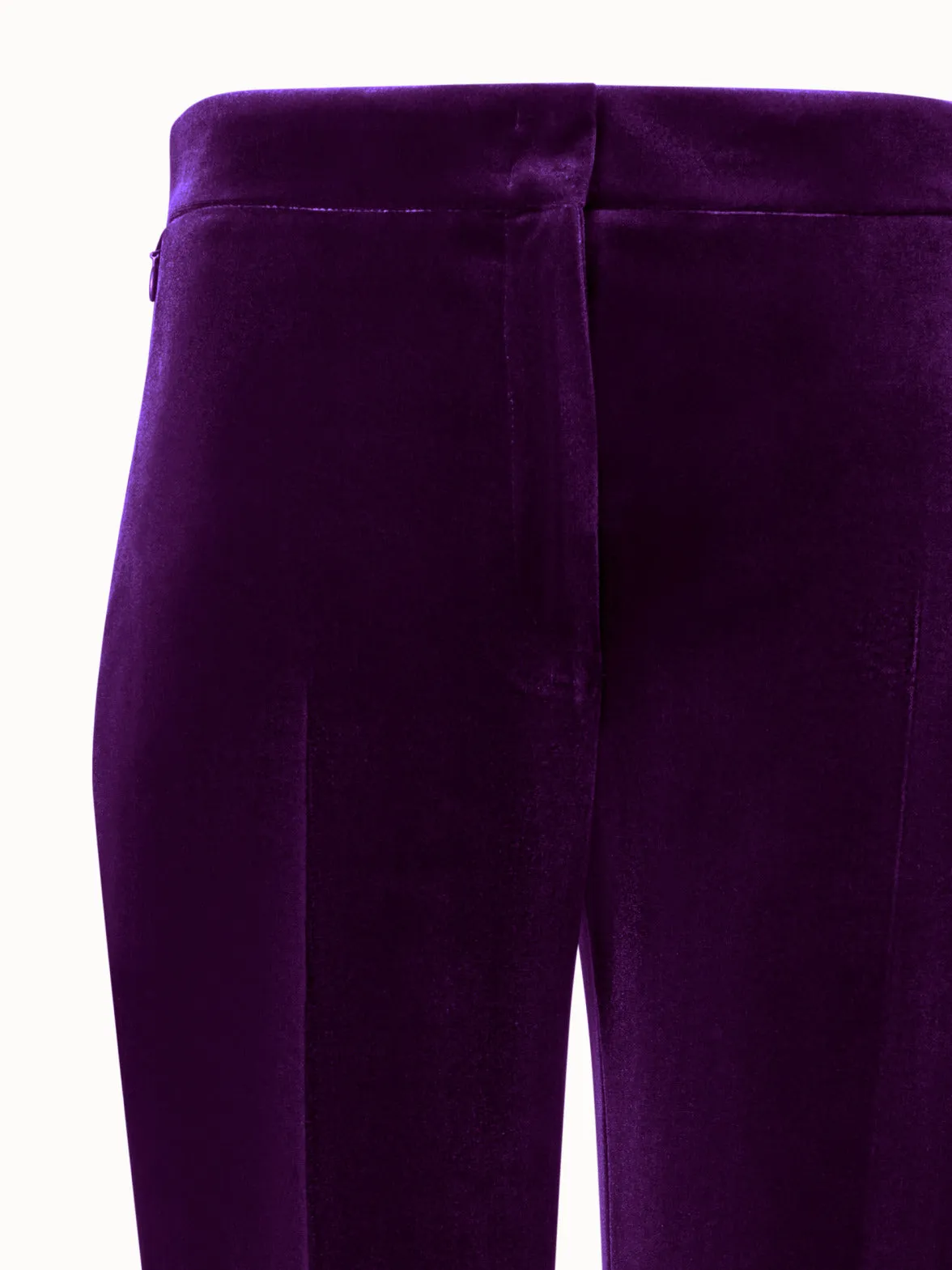 Straight Velvet Pants