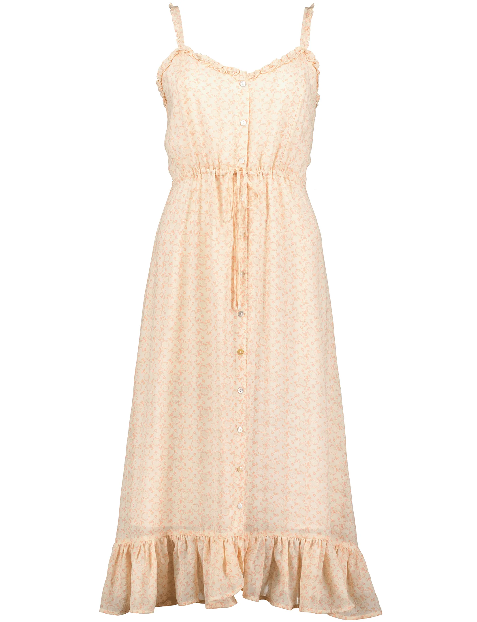 Summer Romance Dress, Peach Breeze