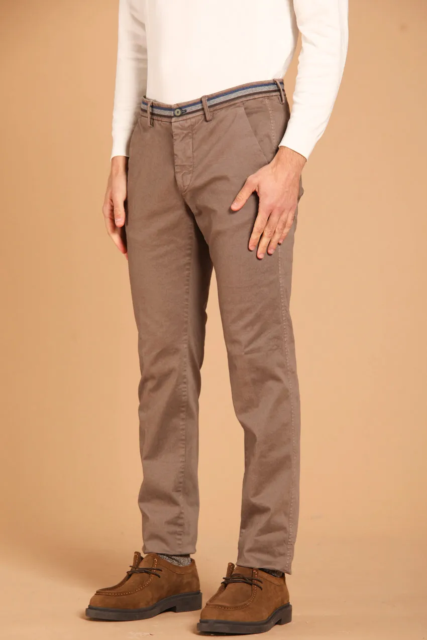 Torino Winter pantalone chino uomo in gabardina slim fit