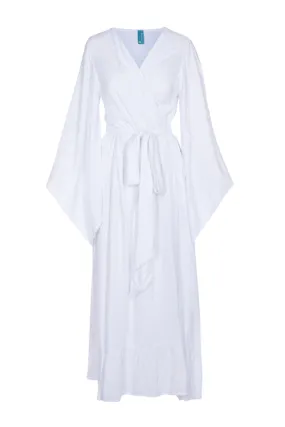 White - Coco Wrap Dress