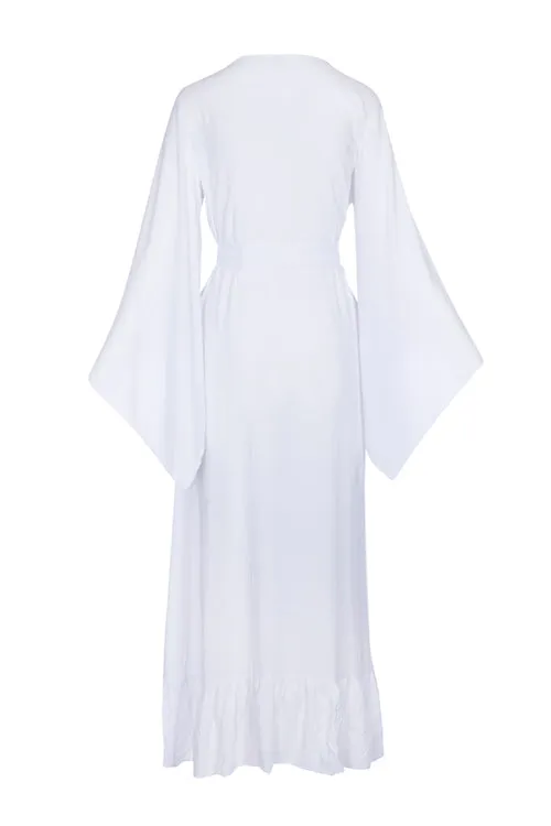 White - Coco Wrap Dress