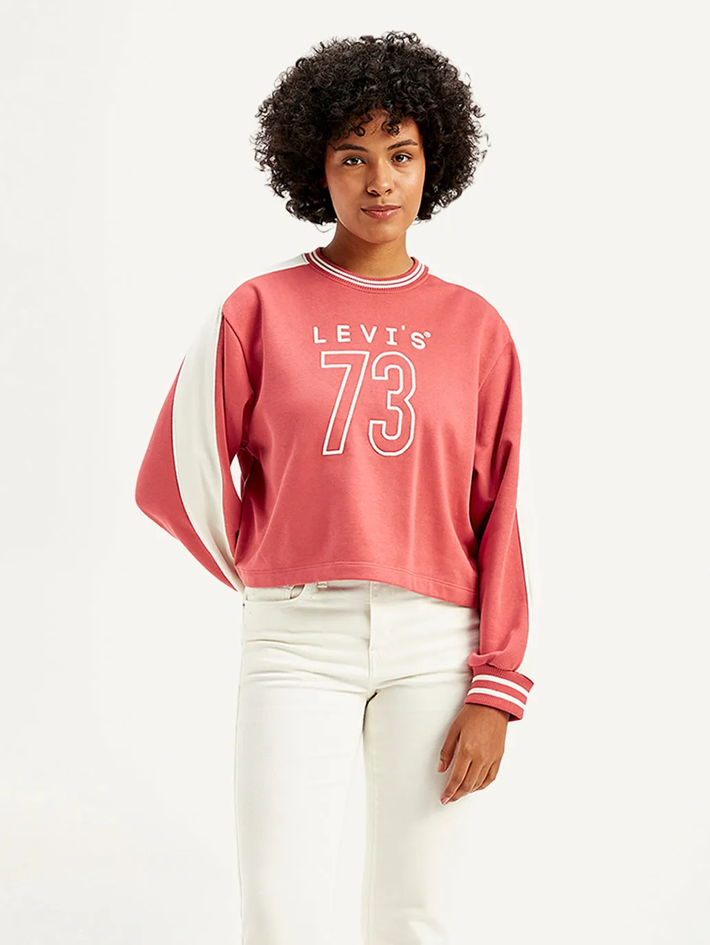 Women's Typographic Print Regular Fit Sweatshirt