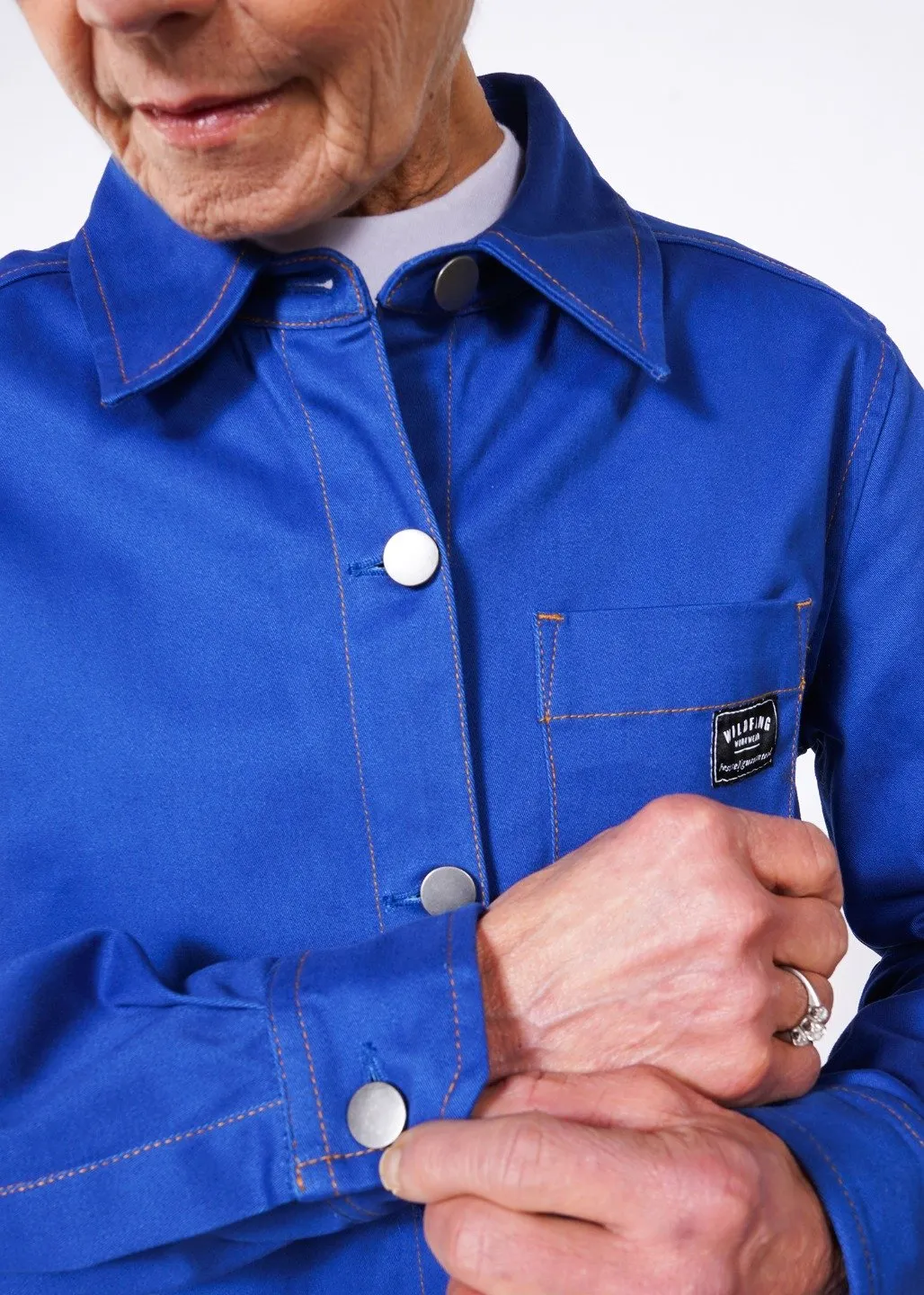 Workwear Chore Coat in Royal Blue